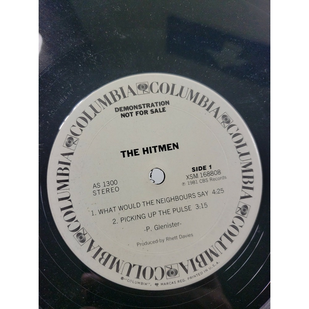 The Hitmen - Promo 1981‎ 12" New Wave 4 Songs From Torn Together VG+